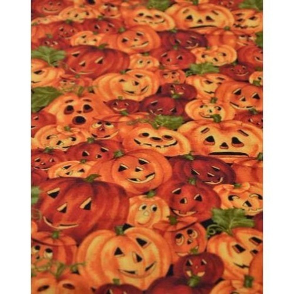Northcott Studio Cotton Fabric Jack O Lantern Pumpkin Halloween Harvest Moon BTY